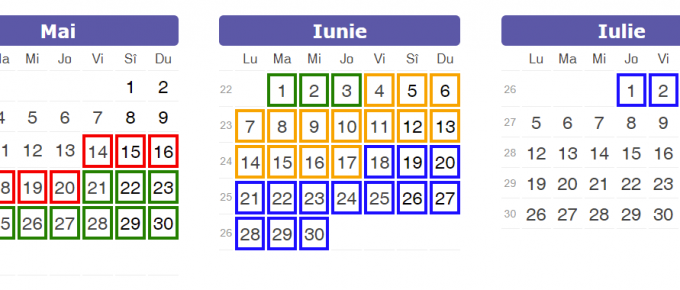 calendar Rabla Electrocsnice 2021 mai iunie iulie